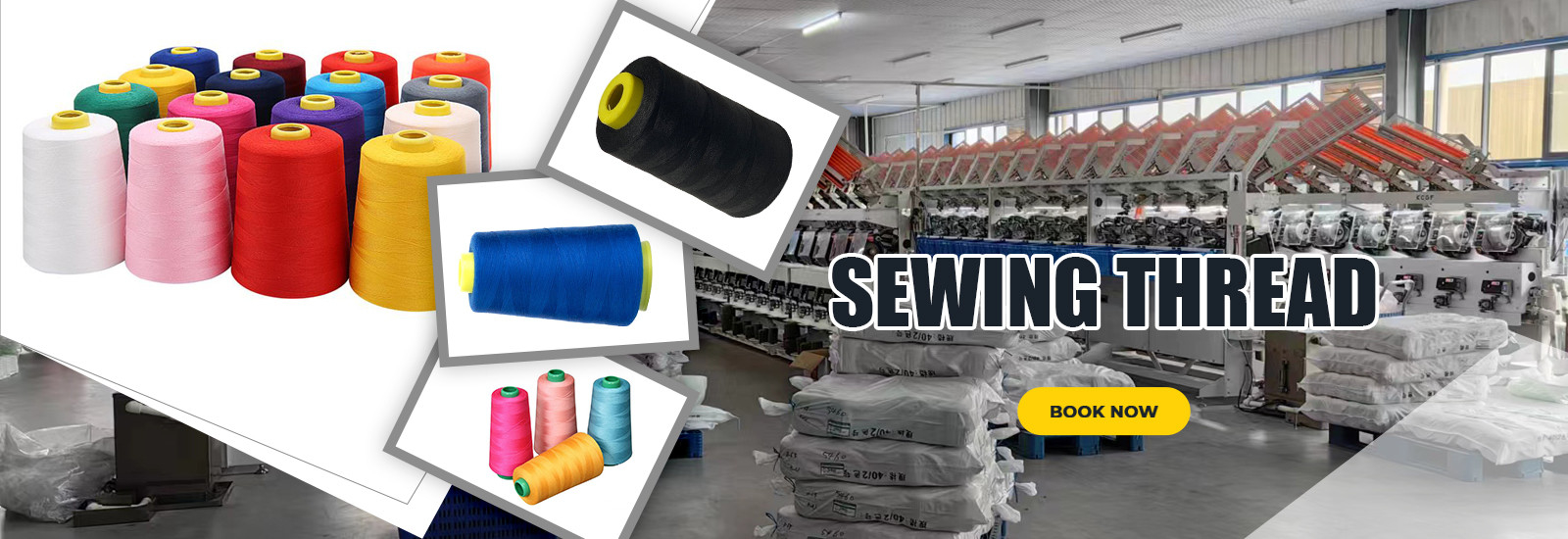 chất lượng 100 Spun Polyester Chỉ nhà máy sản xuất