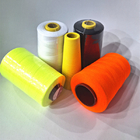 Mức độ bền tốt Multi Color Spun Polyester Cụm 5000 Yards 40/2