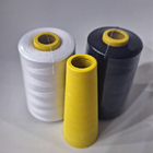 Mức độ bền tốt Multi Color Spun Polyester Cụm 5000 Yards 40/2