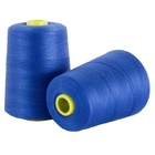 Màu xanh lá cây / Vàng 100 Spun Polyester Chỉ nhuộm Ống chống - Pilling Tốt