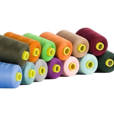 bán nóng sợi may polyester 20/2 30s/2 40s/2 100% nguyên chất Yizheng sợi may polyester 40S2
