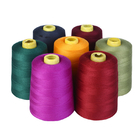 100% Virgin Spun Chủ đề may nhiều màu, đan dệt Polyester Core Spun Thread