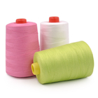 100% Virgin Spun Chủ đề may nhiều màu, đan dệt Polyester Core Spun Thread