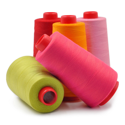 Good Evenness Polyester Core Spun Thread Multi Colored Threads cho may