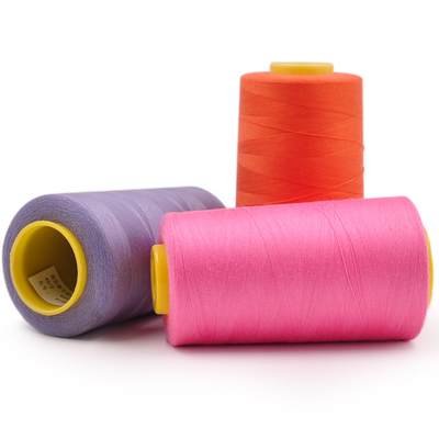 Good Evenness Polyester Core Spun Thread Multi Colored Threads cho may