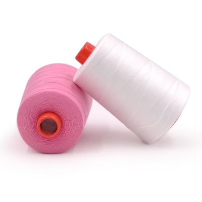 100% vải may polyester 40/2 40s/2 402 3000 Yards Spot với màu sắc khác nhau
