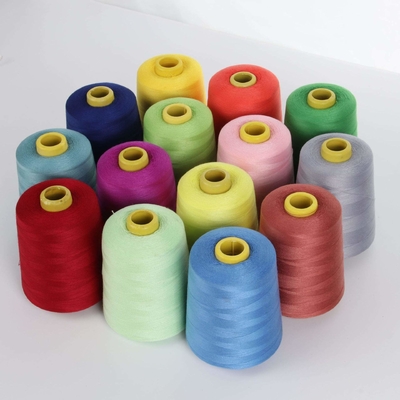 Sợi may polyester tốc độ cao với màu sắc phong phú để may