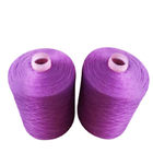40s / 2 Màu nhuộm 100% Polyester Spun Sợi dệt kim / May / Dệt