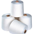 Sợi polyester 100% trắng thô 100% kéo thành sợi 30S / 2 30S / 3 để may