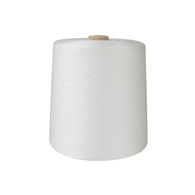 40/2 50/2 60/2 Sợi trắng thô 100% Sợi Polyester Quay cho May Váy Đầm Đồ Lót