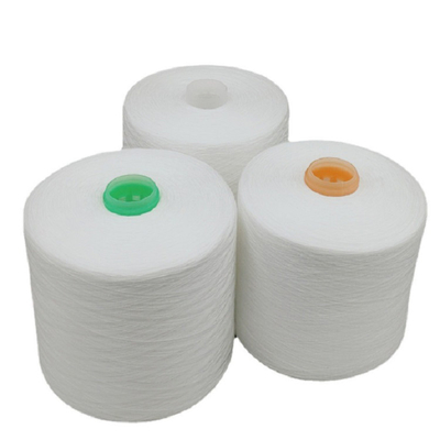 20/2, 20/3, 40/2 40/3 Xám trắng 100% polyester nhẫn spun Lan cho nhuộm Lan