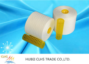 Sợi polyester màu trắng 100% nguyên thủy đan trong hình nón giấy hoặc hình nón nhựa