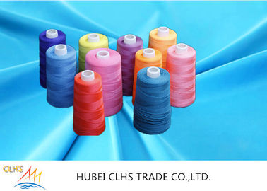 Chỉ may 100% Polyester đầy màu sắc cho may quần áo / quần áo / quần