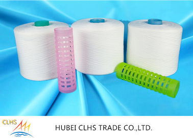 NE 20/3 30/3 Polyester Yarn For Sewing Thread Raw White Bright Trung Quốc nhà máy túi PP