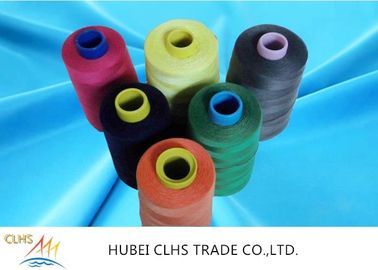 Màu sắc cuộn 100 Spun Polyester Chỉ may Độ bền cao cho máy may