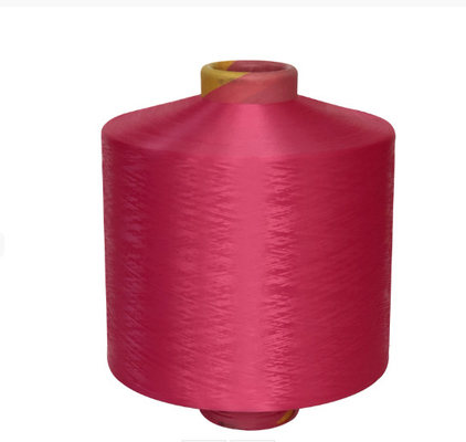 Dope nhuộm 150D / 48F DTY vải polyester