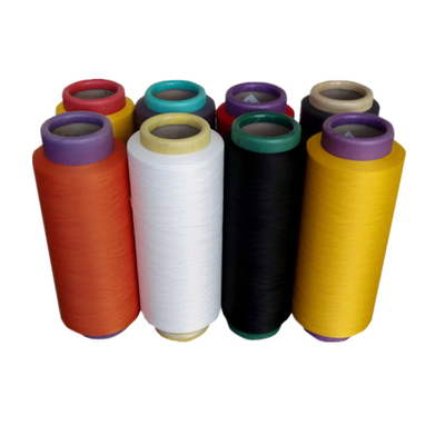 Dope nhuộm 150D / 48F DTY vải polyester