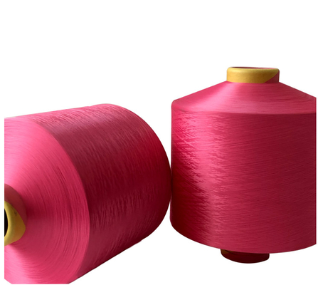 Dope nhuộm 150D / 48F DTY vải polyester