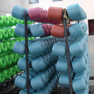 Màu tùy chỉnh 40S / 2 100% Polyester Spun Yarn cho sợi may polyester