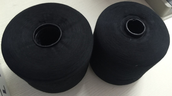 Màu trắng, đen, màu sắc 100% polyester Spun Yarn 40S/2 1.25kgs/cone