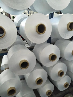 150D / 48F / 2, 300D / 96F / 2 600D DTY NIM LIM Rà trắng 100% sợi polyester