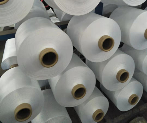 150D / 48F, 300D / 96F NIM DTY Polyester White Raw