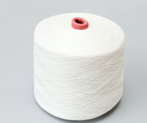 Màu trắng thô 20/2 40/2 100% Polyester Ring Spun Yarn Dây may