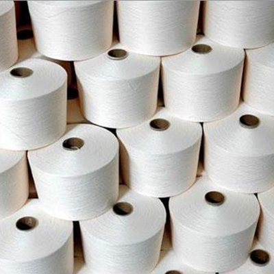 Optical White, Raw White 100% Polyester Ring Spun Yarn 20/2 40/2 60/2 cho ngành dệt may