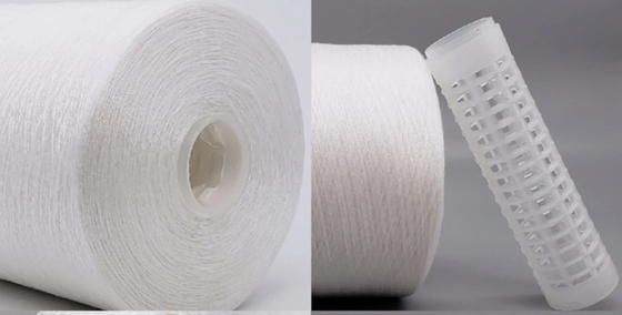 20/2, 20/3, 40/2 40/3 Xám trắng 100% polyester nhẫn spun Lan cho nhuộm Lan
