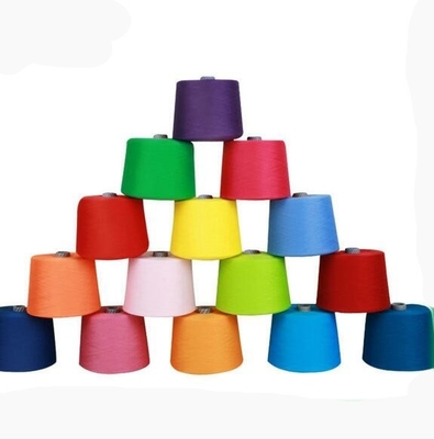 Sợi Polyester nhuộm Ring Spun 60 / 2 60 / 3 Độ co rút thấp Độ bền màu tốt Dùng để may