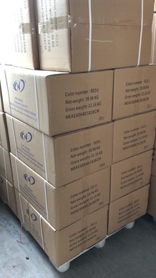 40/2 Màu sắc 100% Polyester Dây may với mẫu nhuộm