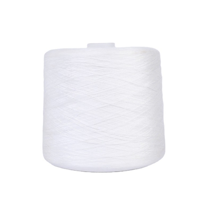 Sợi polyester đan trắng 202 302 402 502 Đối với dệt may