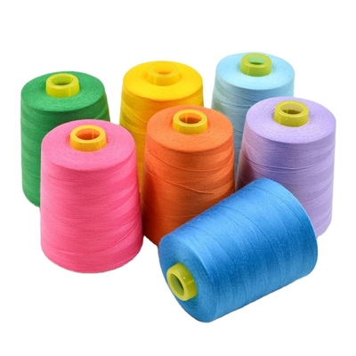 Nhiều màu Polyester Thread Polyester Cụm 402 Cụm