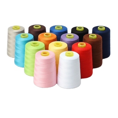 Nhiều màu Polyester Thread Polyester Cụm 402 Cụm