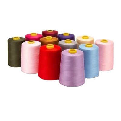 Nhiều màu Polyester Thread Polyester Cụm 402 Cụm