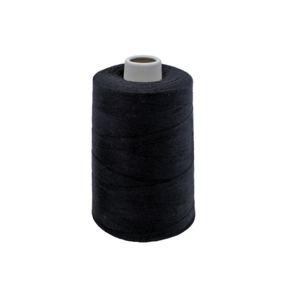 Nhà máy bán buôn 5000 Yards Đen nhựa polyester Cụm dây để may