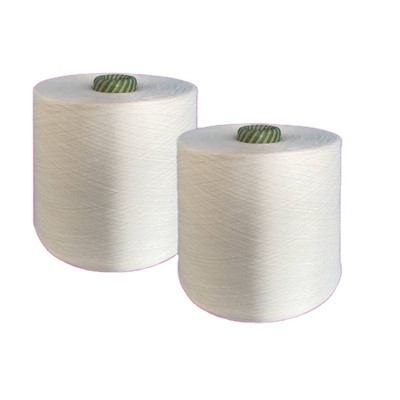 Xanh trắng thô 40/2 Yizheng Spun Polyester Lớp AAA