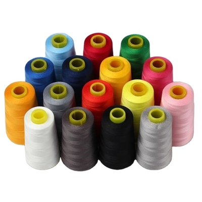 Nhiều màu tùy chọn 20/2 30/2 40/2 50/2 Sợi may polyester Spun Sợi may polyester