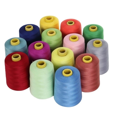 Nhiều màu tùy chọn 20/2 30/2 40/2 50/2 Sợi may polyester Spun Sợi may polyester