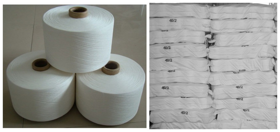 Polyester Spun Yanr 40 / 2, Polyester cao độ bền sợi xoắn 40 / 2