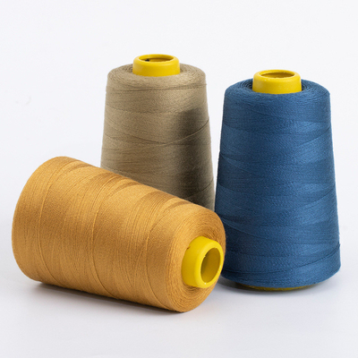 Độ bền cao 40/2 100% Spun Polyester Dây may cho Overlock Thread
