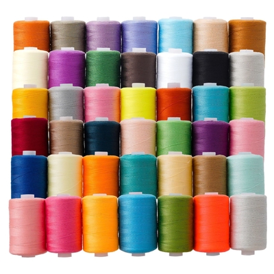 Sợi may polyester bán buôn 40/2 50/2 Sợi polyester cho quần áo