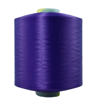 Màu Đen Trắng Đen Xanh Đỏ Xanh 100% Polyester Filament Yarn Dty Polyester Textured Yarn