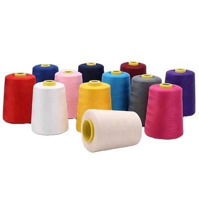 402 Spun Polyester Chỉ may Tùy chọn nhiều màu Sợi Polyester cho váy vải