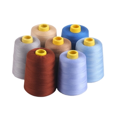 402 Spun Polyester Chỉ may Tùy chọn nhiều màu Sợi Polyester cho váy vải