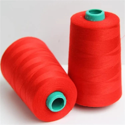 Màu sắc khác nhau 100% polyester Xếp dây 40/2 50/2 Xếp dây