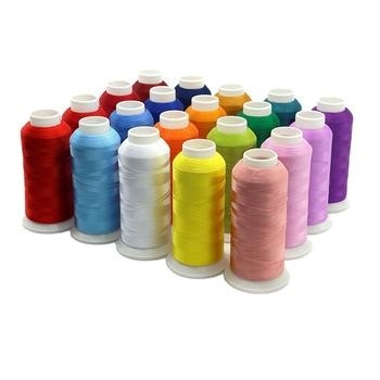 Th sợi may nhuộm màu polyester 402 trong kho trong kho trong kho