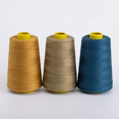 Nhập khẩu bán buôn 40/2 40/3 100% Spun Polyester Yarn Polyester Staple Fiber Dye Yarn For Thread