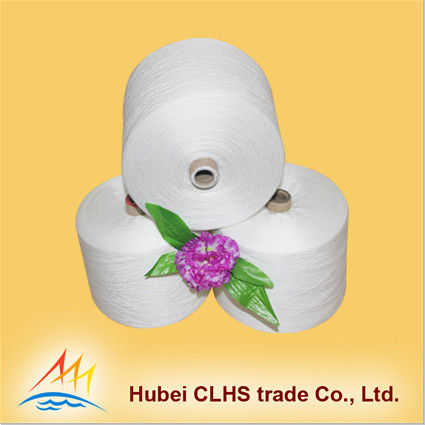 Single Twist Polyester Core Spun Yarn, Polyester Weaving Yarn Less Broken End