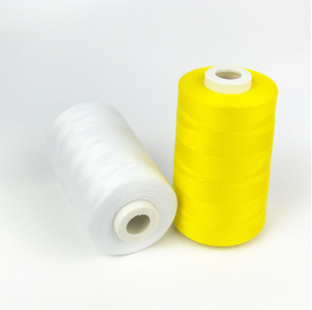 Nhà máy bán trực tiếp 202 402 Polyester máy may sợi màu sắc nhỏ lớn cuộn sợi may